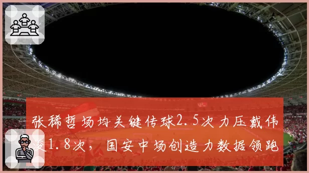张稀哲场均关键传球2.5次力压戴伟浚1.8次，国安中场创造力数据领跑