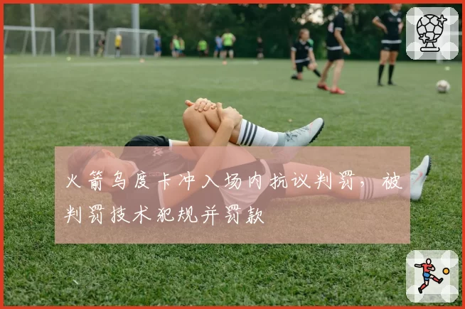 火箭乌度卡冲入场内抗议判罚，被判罚技术犯规并罚款